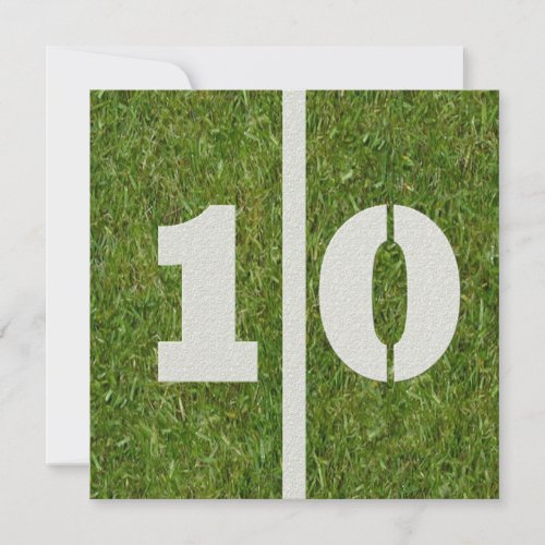 10th Birthday Invitation