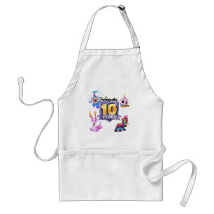 10th Birthday Logo Adult Apron