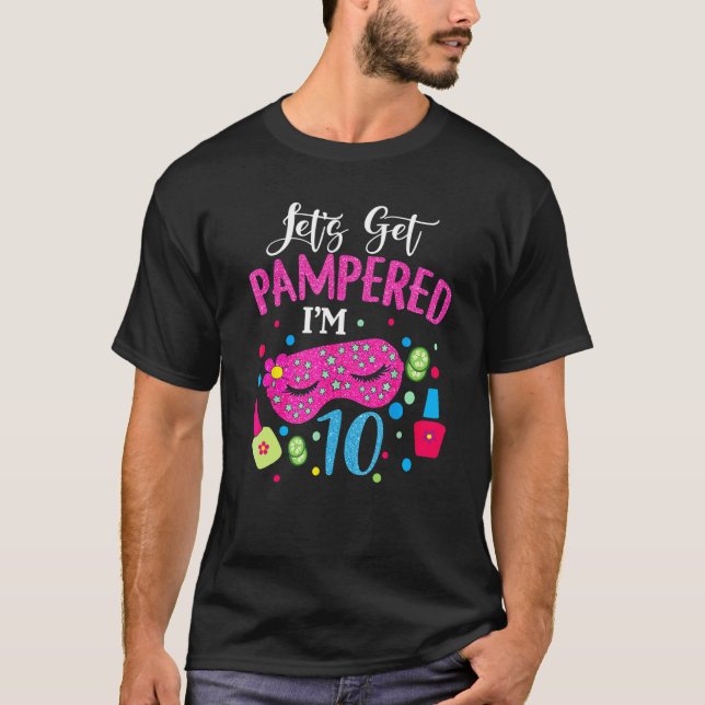 10th Birthday Outfit For Girl 2012 Spa Themed Birt T-Shirt (Front)