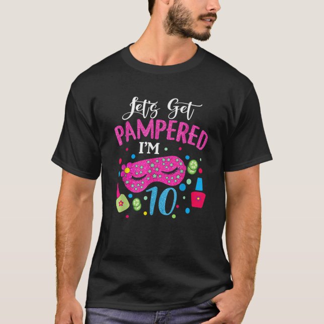 10th Birthday Outfit For Girl 2012 Spa Themed Birt T-Shirt (Front)