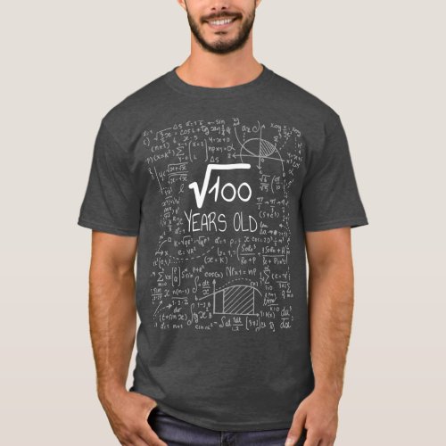 10th Birthday Outfit Square Root of 100 10 Years T_Shirt