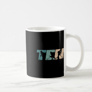 10th Birthday Retro Ice Hockey 10 Years Old Boy Gi Coffee Mug