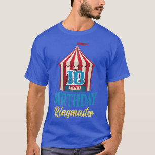 10th Birthday Ringmaster Kids Circus Lover B-day P T-Shirt