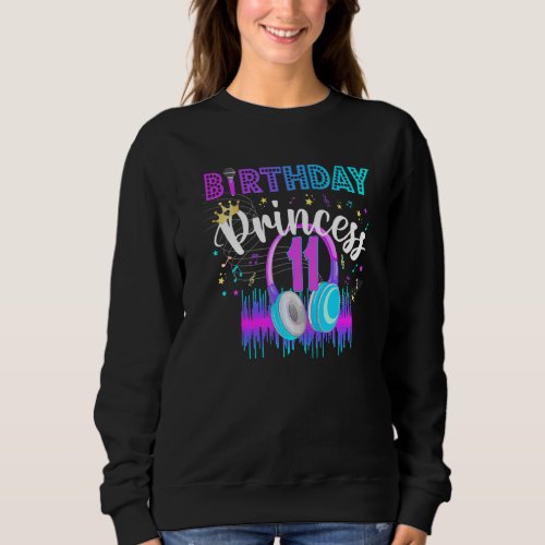 10th Birthday Rockstar Theme Music Party Karaoke G Sweatshirt