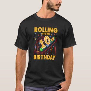 10th Birthday Rollercoaster Amusement Park Boy Gir T-Shirt