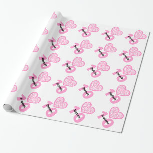 10th Birthday ZEBRA 10 Year Old  GIRL Name V13 Wrapping Paper