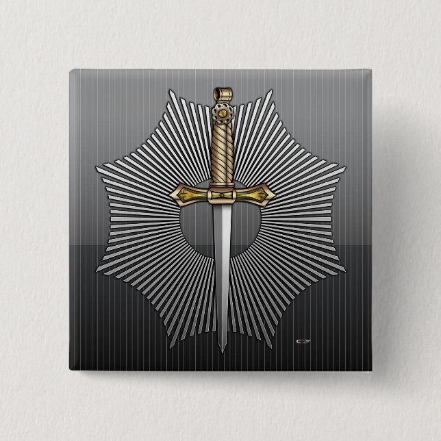 10th Degree: Master Elect Pinback Button (Front)