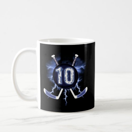 10Th Ice Hockey 10 Coffee Mug