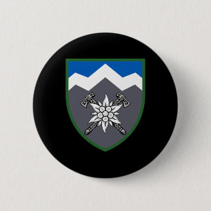 10th Mountain Ault Brigade (ukraine) Ukrainian Mil Button