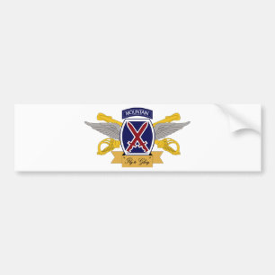 10th Mountain Division Aviation (AVN) Bumper Sticker