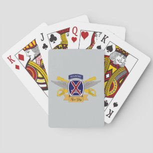 10th Mountain Division Aviation (AVN) Poker Cards