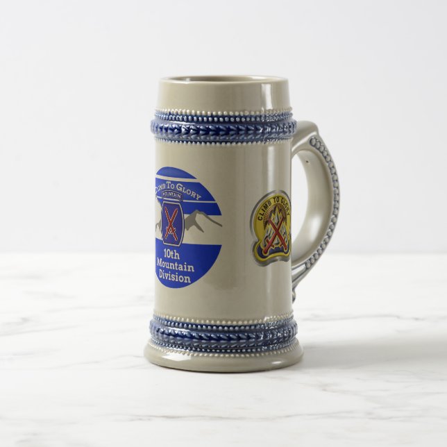 10th Mountain Division “ Beer Stein (Front Right)