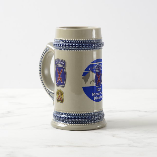 10th Mountain Division “ Beer Stein (Front Left)