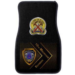 10th Mountain Division  Car Floor Mat