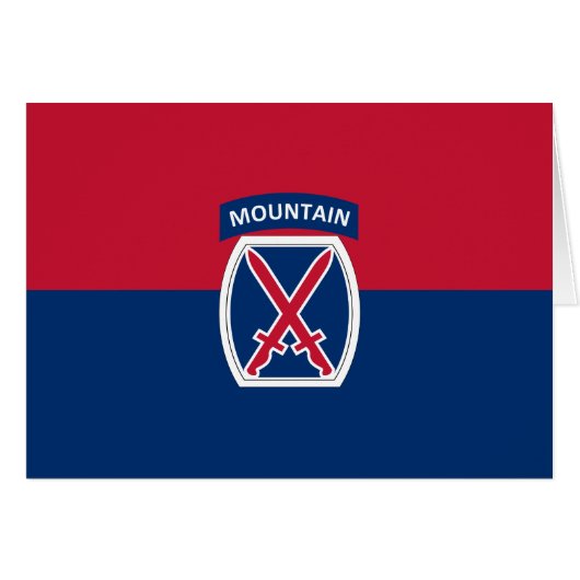 10th Mountain Division Cards (Front Horizontal)