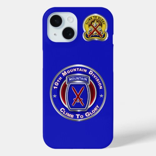 10th Mountain Division  iPhone 15 Case