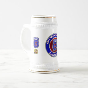 10th Mountain Division “Climb To Glory” Beer Stein