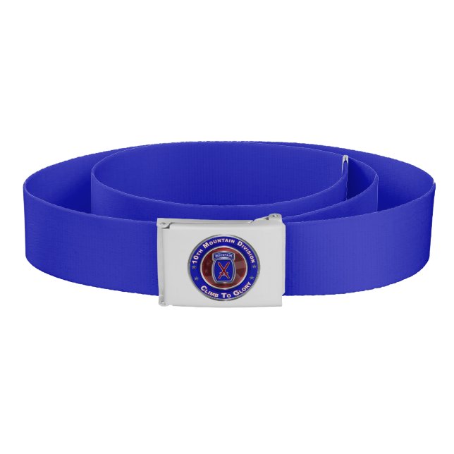 10th Mountain Division “Climb To Glory” Belt (Coil)