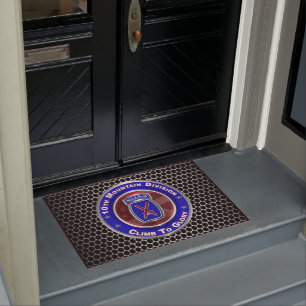 10th Mountain Division “Climb To Glory” Doormat