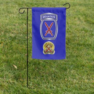 10th Mountain Division “CLIMB TO GLORY” Garden Flag