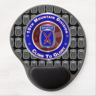 10th Mountain Division “Climb To Glory” Gel Mouse Pad