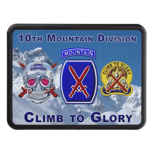 10th Mountain Division Climb To Glory  Hitch Cover