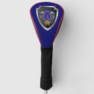 10th Mountain Division ”Climb To Glory” Shield Golf Head Cover