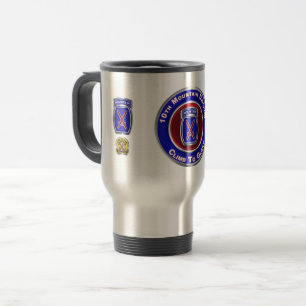 10th Mountain Division “Climb To Glory” Travel Mug