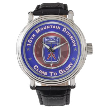 10th Mountain Division “climb To Glory”  Watch by FlemingPublications at Zazzle