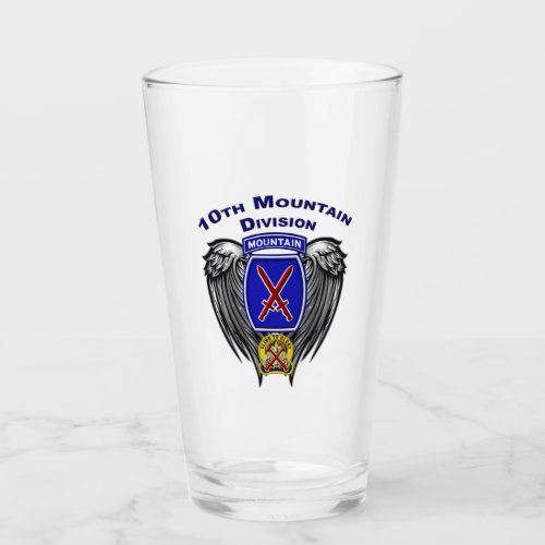 10th Mountain Division Climb To Glory Wings Glass