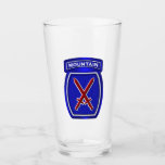 10th Mountain Division Customized Patch Glass 10th Mountain Division Customized Patch Glass