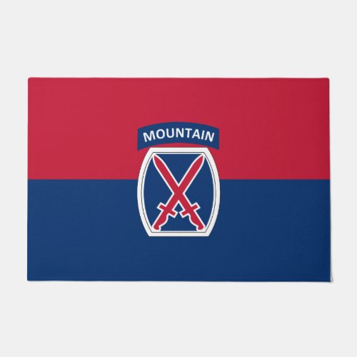 10th Mountain Division Doormat