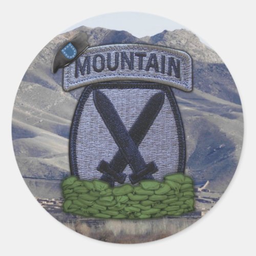10th Mountain Division Fort Drum Patch Stickers