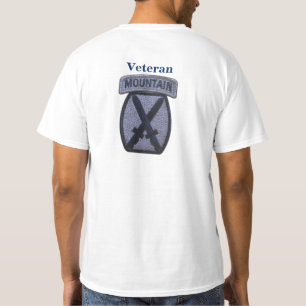 10th mountain division Fort Drum veterans vets T-Shirt