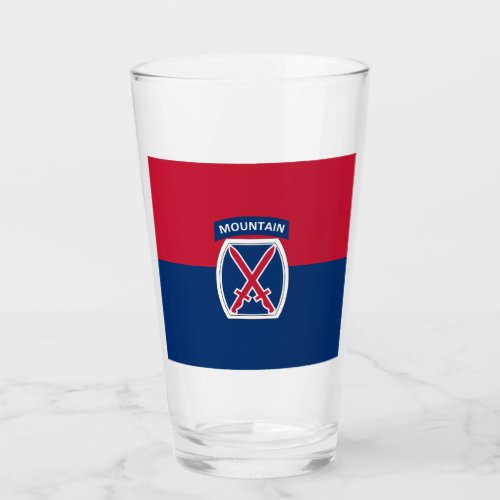 10th Mountain Division Glass