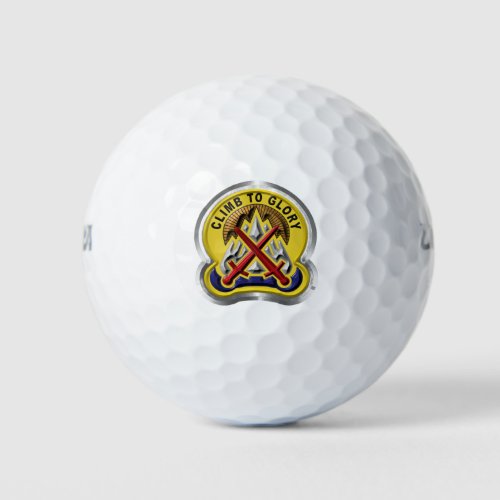 10th Mountain Division  Golf Balls
