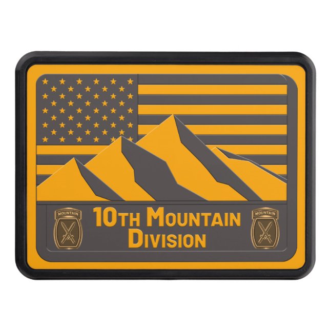 10th Mountain Division  Hitch Cover (Front)