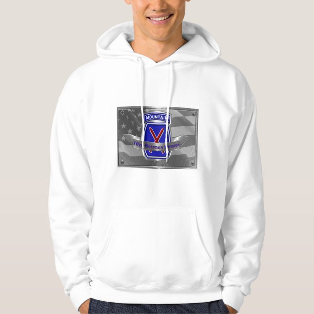 10th Mountain Division  Hoodie (Front)
