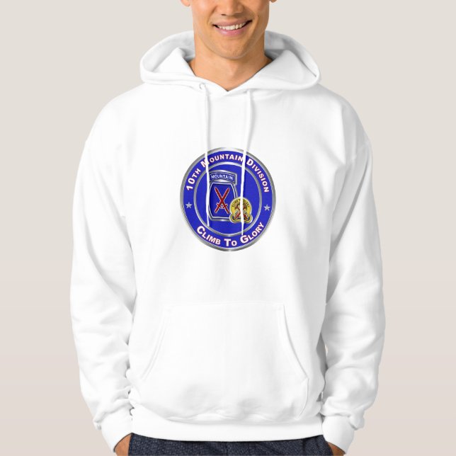 10th Mountain Division  Hoodie (Front)