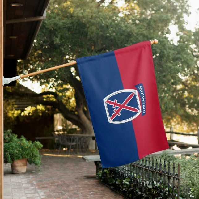 10th Mountain Division House Flag (In SItu)