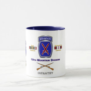 10th Mountain Division Iraq & Afghanistan Veteran Mug