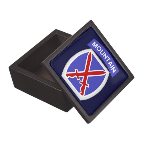 10th Mountain Division Keepsake Box