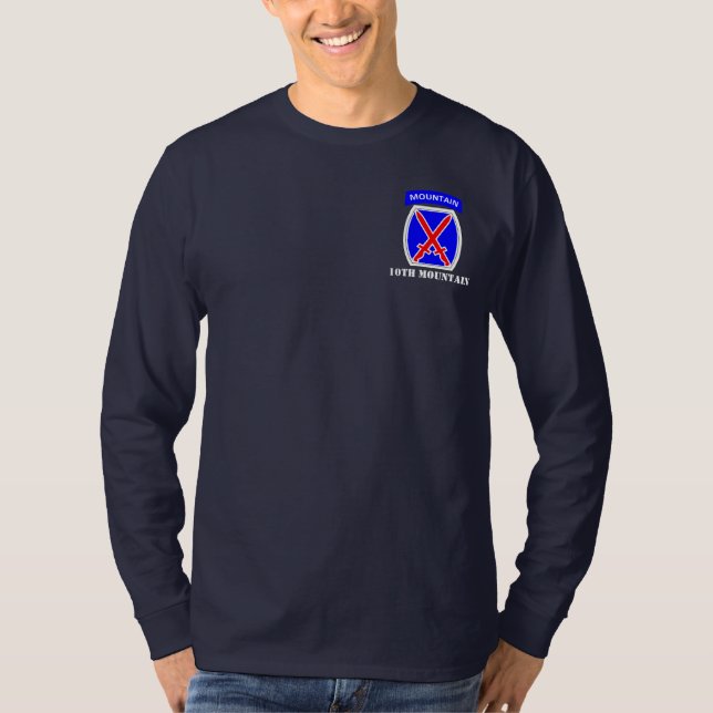 10th Mountain Division Long Sleeve T-Shirt (Front)