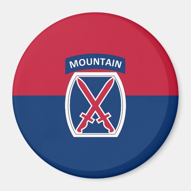 10th Mountain Division Magnet (Front)