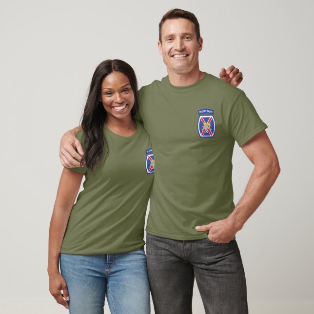 10th Mountain Division Mountaineer Badge T-Shirt (Unisex)