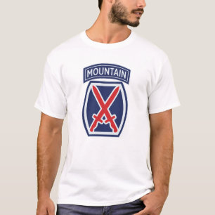 10th Mountain Division "Mountaineer" Badge T-Shirt