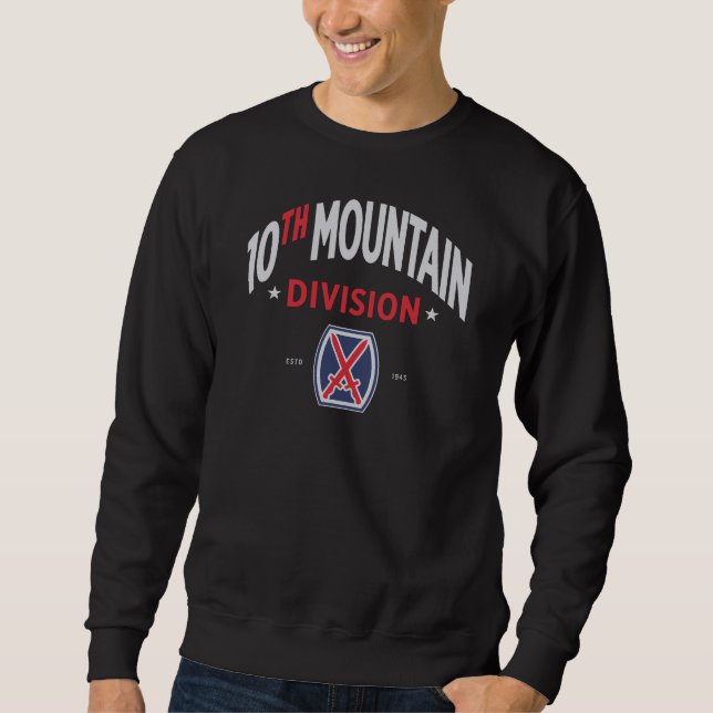10th Mountain Division "Mountaineer" Sweatshirt (Front)