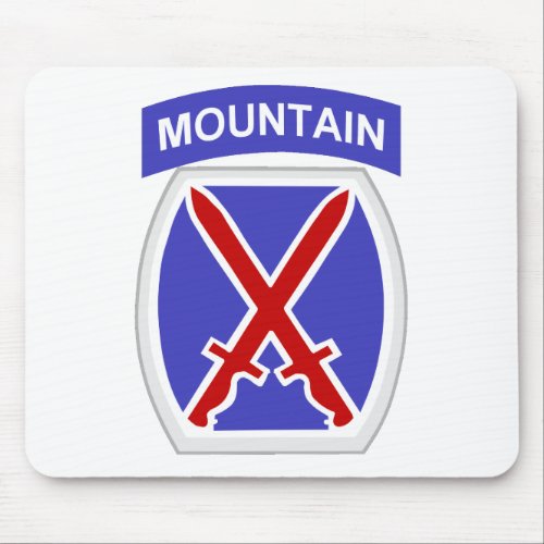 10th Mountain Division Mouse Pad