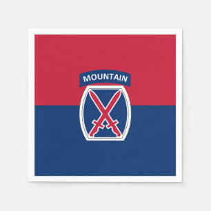 10th Mountain Division Napkins