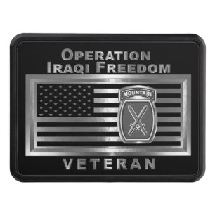 10th Mountain Division Operation Iraqi Freedom Hitch Cover